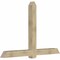 Ekena Millwork Eugene Rough Sawn Timber Gable Bracket, Douglas Fir, 84"W x 56"H x 6"D x 6"F, 16/12 Pitch GBW084X56X0606EUG00RDF - alternate 2
